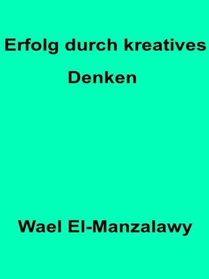 cover image of Erfolg Durch Kreatives Denken
